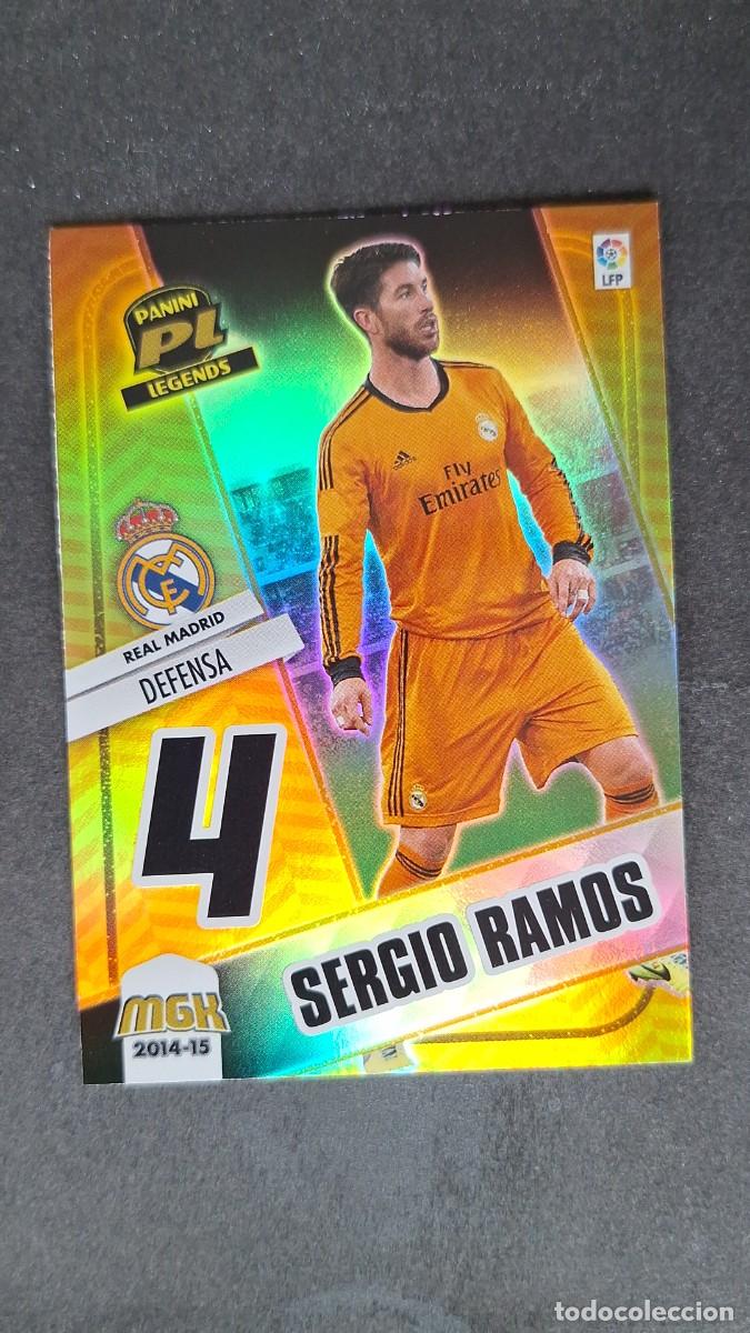 Cromos de f&uacute;tbol: L1 SERGIO RAMOS REAL MADRID LEGENDS 437 PANINI MEGACRACKS 2014 2015 14 15