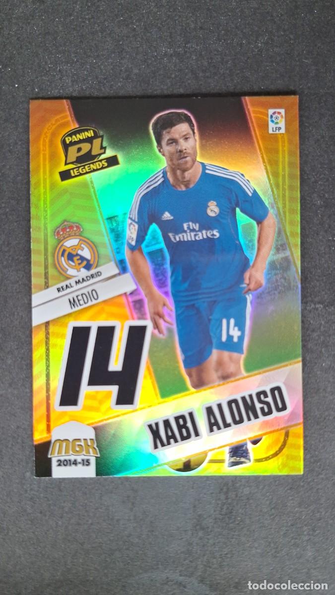 Cromos de f&uacute;tbol: L1 XABI ALONSO REAL MADRID LEGENDS 439 PANINI MEGACRACKS 2014 2015 14 15