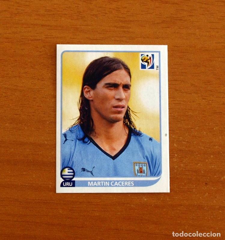Figurine di Calcio: Uruguay -74 Mart&iacute;n C&aacute;ceres -Mundial South Africa 2010 FIFA World Cup-Editorial Panini-Nunca Pegado