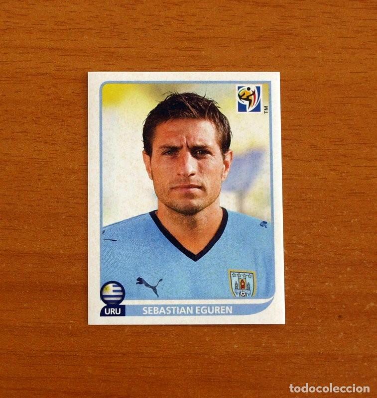 Cromos de Futebol: Uruguay -79 Sebastian Eguren -Mundial South Africa 2010 FIFA World Cup-Editorial Panini-Nunca Pegado