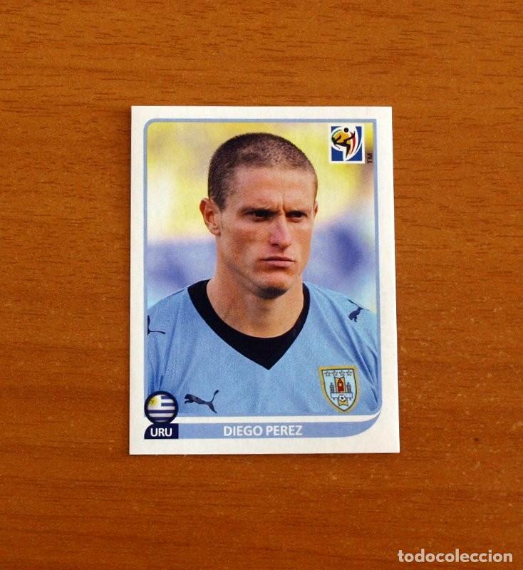 Cromos de Futebol: Uruguay -81 Diego P&eacute;rez -Mundial South Africa 2010 FIFA World Cup-Editorial Panini-Nunca Pegado