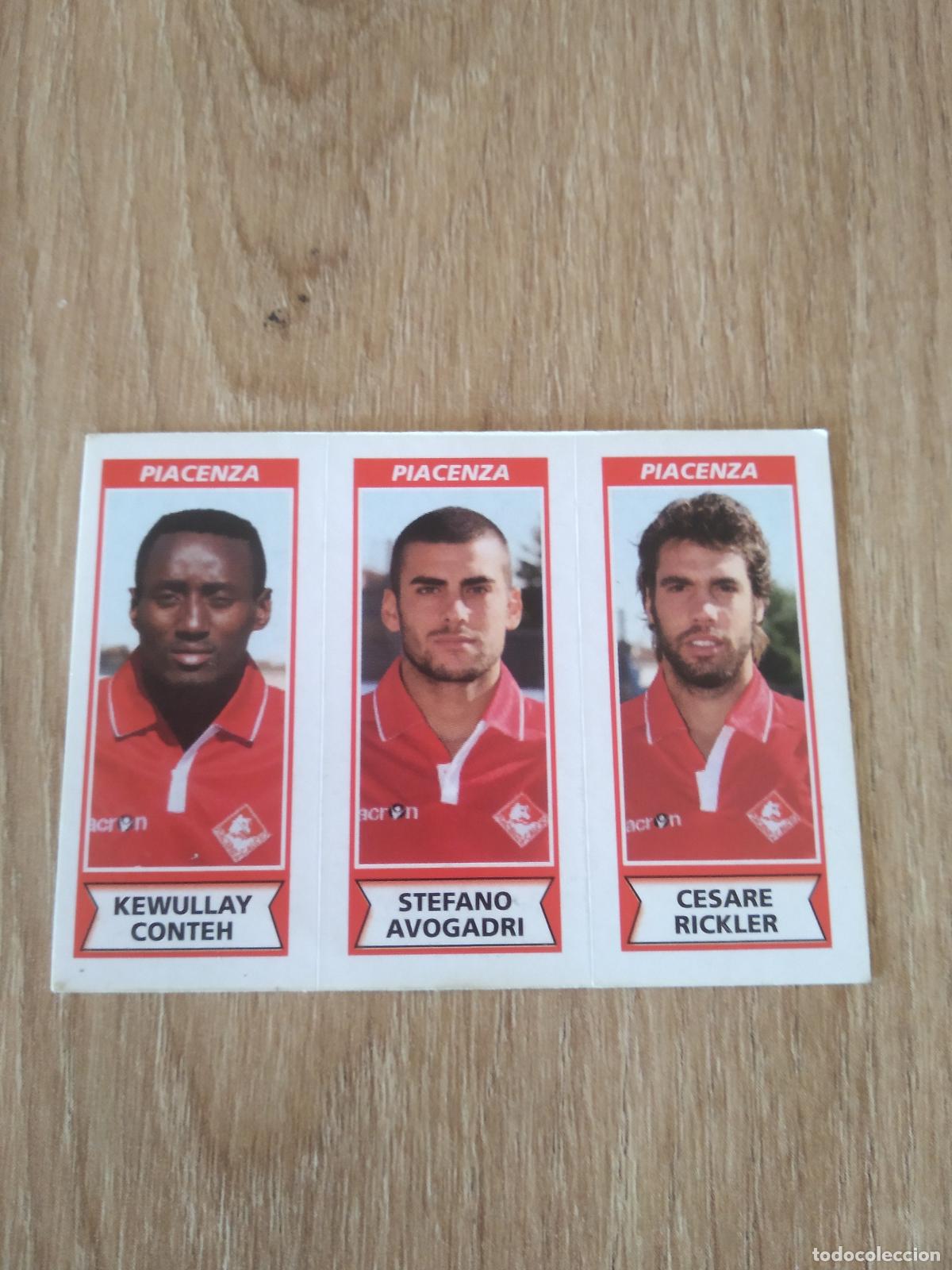 Cromos de Futebol: 581 CONTEH AVOGADRI RICKLER PIACENZA CROMO FUTBOL PANINI LIGA ITALIA 2010-2011 CALCIATORI 10-11