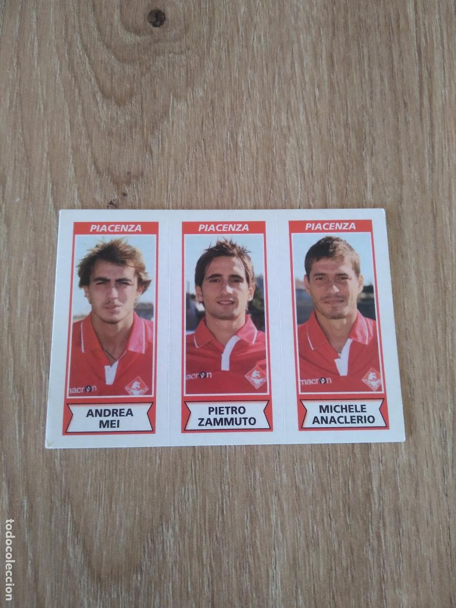 Cromos de Futebol: 582 ANDREA MEI ZAMMUTO ANACLERIO PIACENZA CROMO FUTBOL PANINI LIGA ITALIA 2010-2011 CALCIATORI 10-11