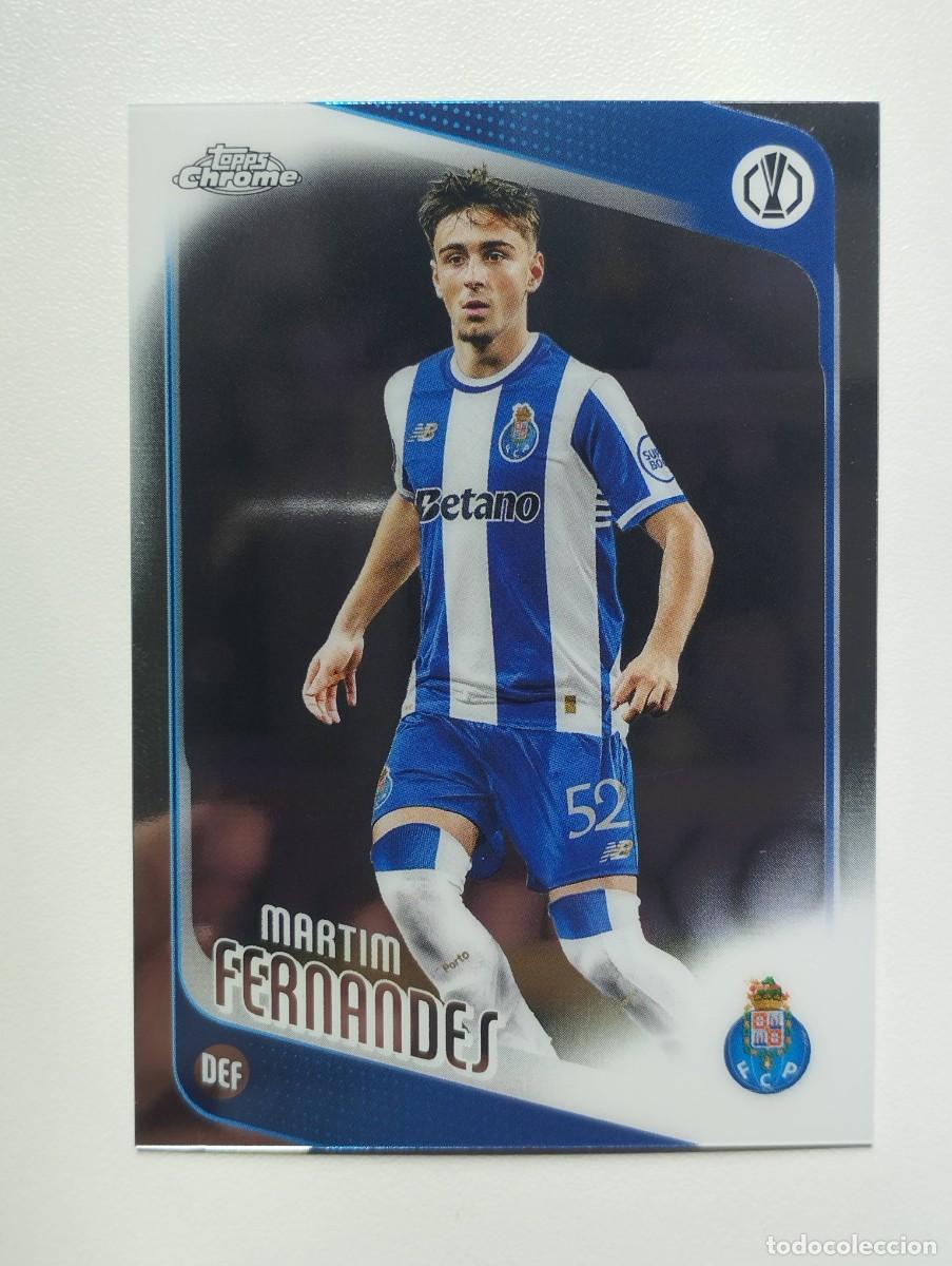 Cromos de Futebol: CROMO CARD TOPPS CHROME UEFA CHAMPIONS LEAGUE 2026 MARTIM FERNANDEZ 62 PORTO