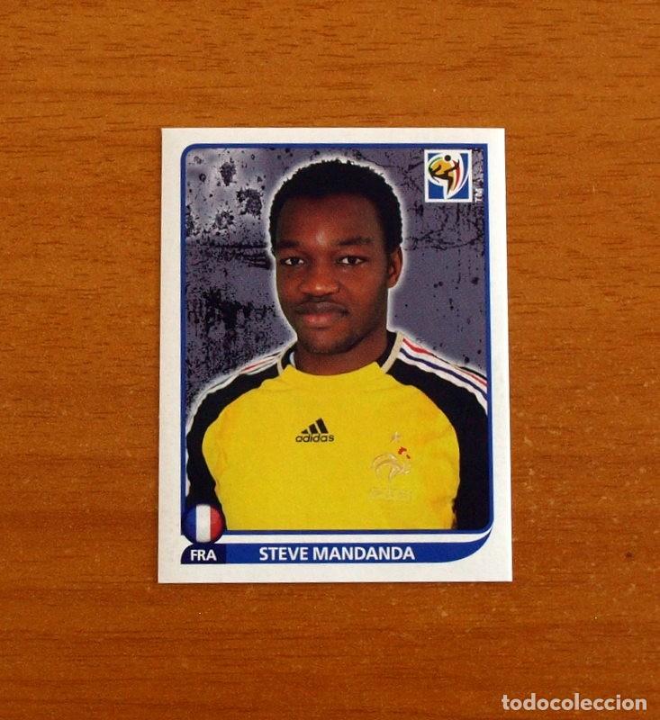Cromos de f&uacute;tbol: Francia -90 Steve Mandanda -Mundial South Africa 2010 FIFA World Cup-Editorial Panini-Nunca Pegado