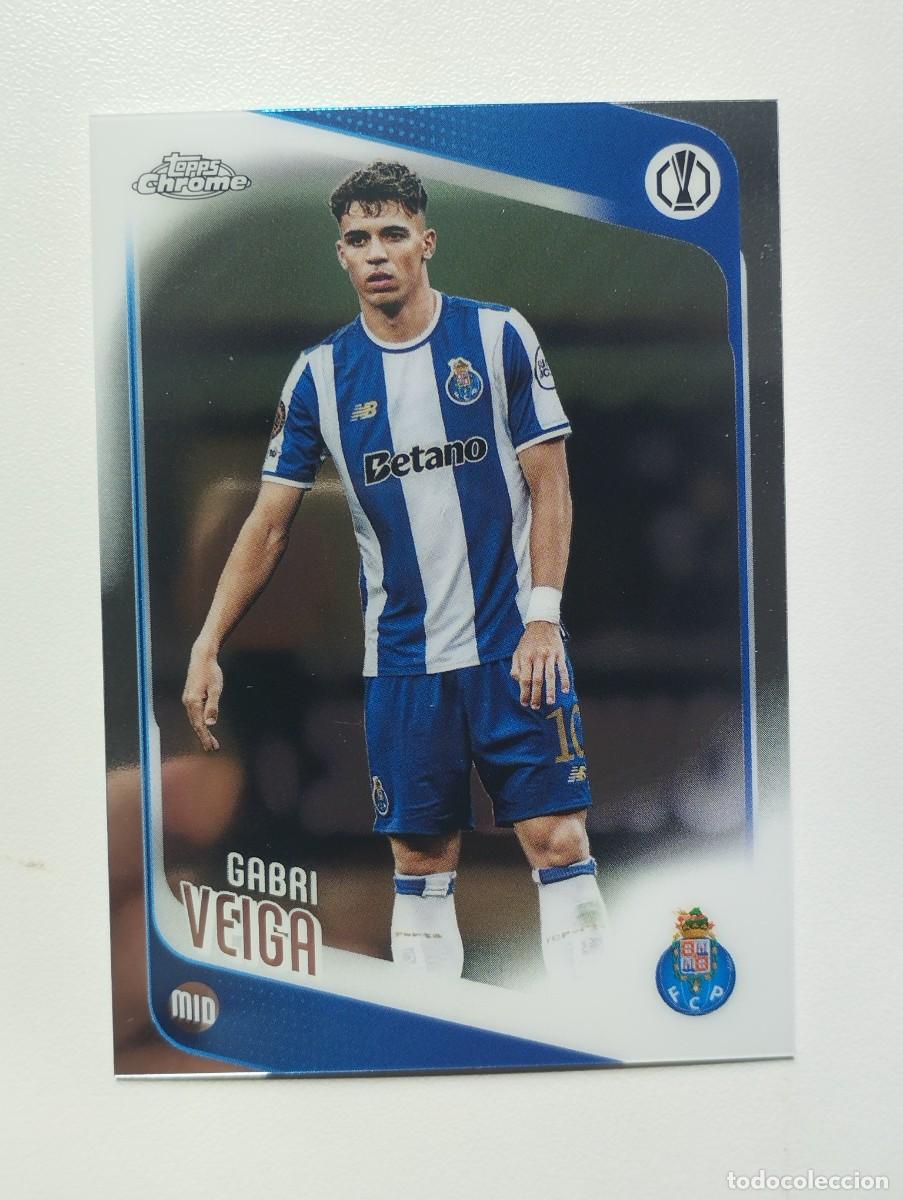 Cromos de f&uacute;tbol: CROMO CARD TOPPS CHROME UEFA CHAMPIONS LEAGUE 2026 GABRI VEIGA 87 PORTO