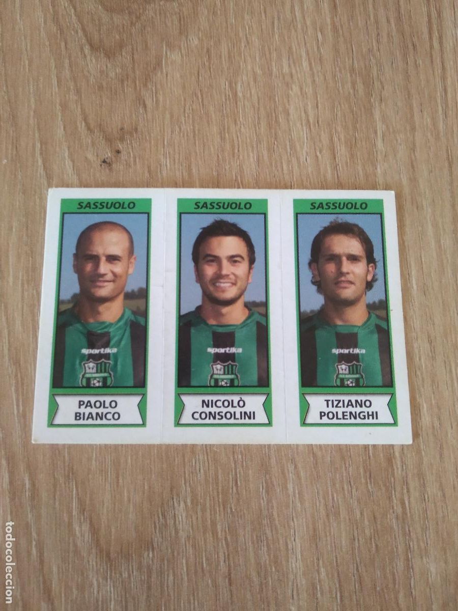 Cromos de f&uacute;tbol: 604 BIANCO CONSOLINI POLENGHI SASSUOLO CROMO FUTBOL PANINI LIGA ITALIA 2010-2011 CALCIATORI 10-11