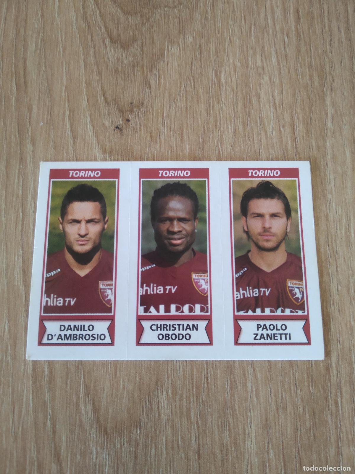 Figurine di Calcio: 620 D'AMBROSIO OBODO ZANETTI TORINO CROMO FUTBOL PANINI LIGA ITALIA 2010-2011 CALCIATORI 10-11