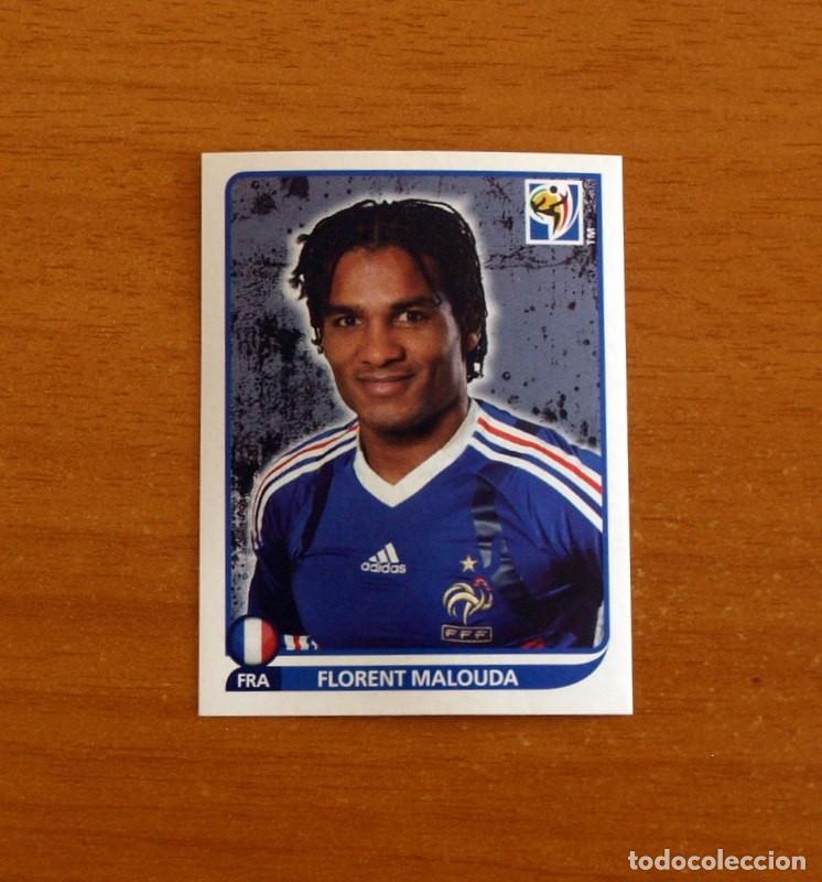 Figurine di Calcio: Francia -99 Florent Malouda -Mundial South Africa 2010 FIFA World Cup-Editorial Panini-Nunca Pegado