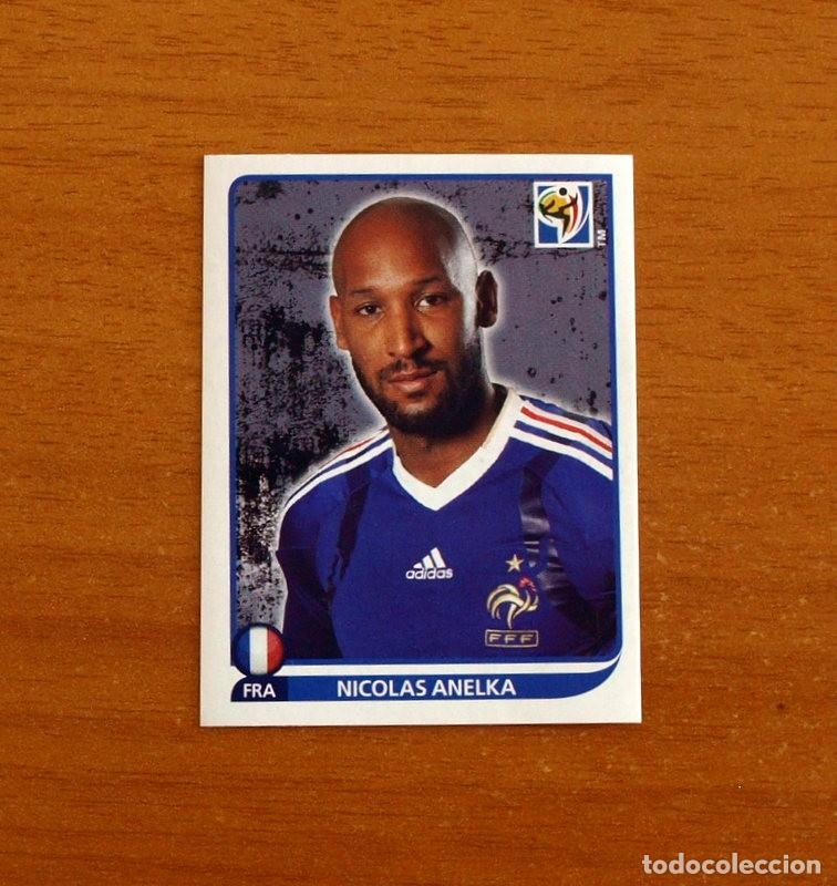 Cromos de Futebol: Francia -102 Nicolas Anelka -Mundial South Africa 2010 FIFA World Cup-Editorial Panini-Nunca Pegado