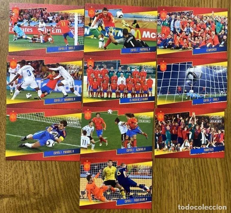 Cromos de Futebol: Lote 10 Momentos Mundial 2010 Vamos Campeones Tributo Panini