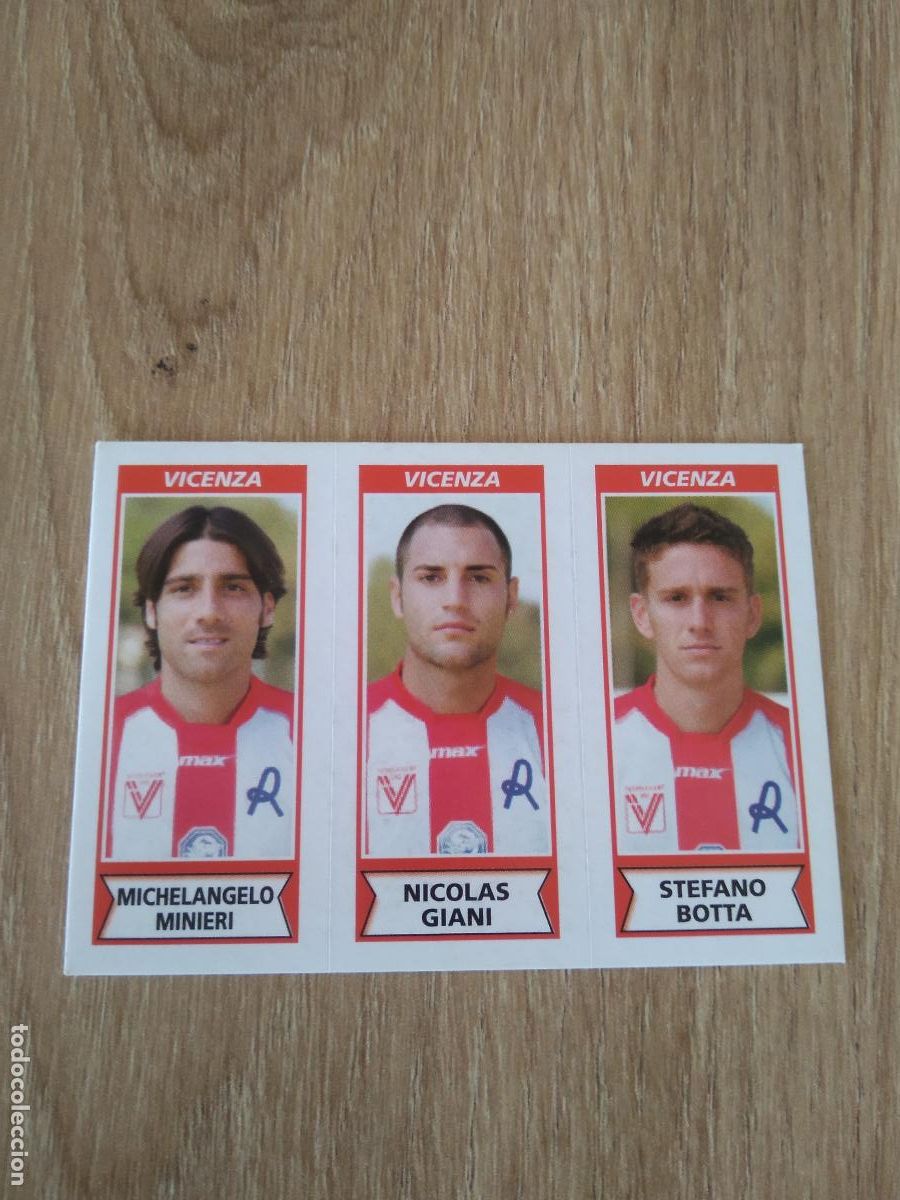 Cromos de Futebol: 642 MINIERI GIANI BOTTA VICENZA CROMO FUTBOL PANINI LIGA ITALIA 2010-2011 CALCIATORI 10-11