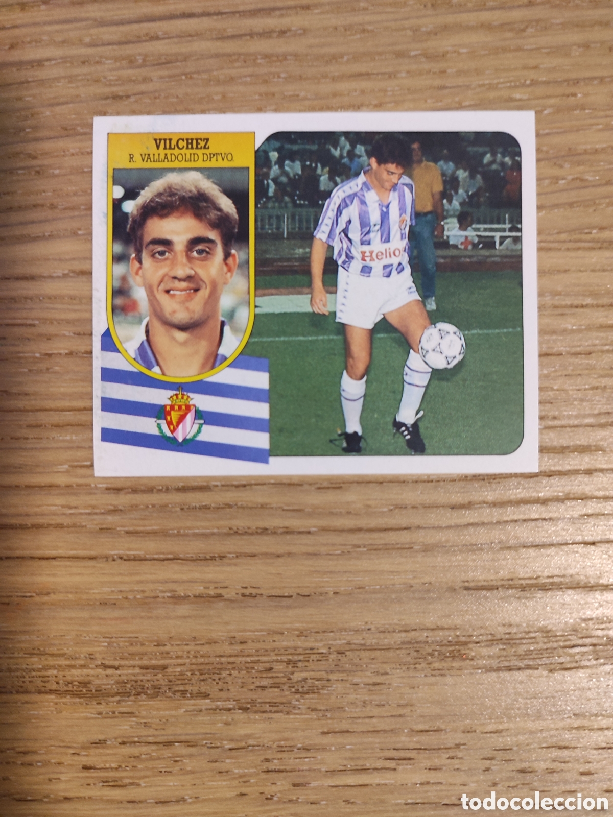 Cromos de Futebol: Vilchez Baja Liga Este 91 92 Valladolid Adhesivo Nuevo