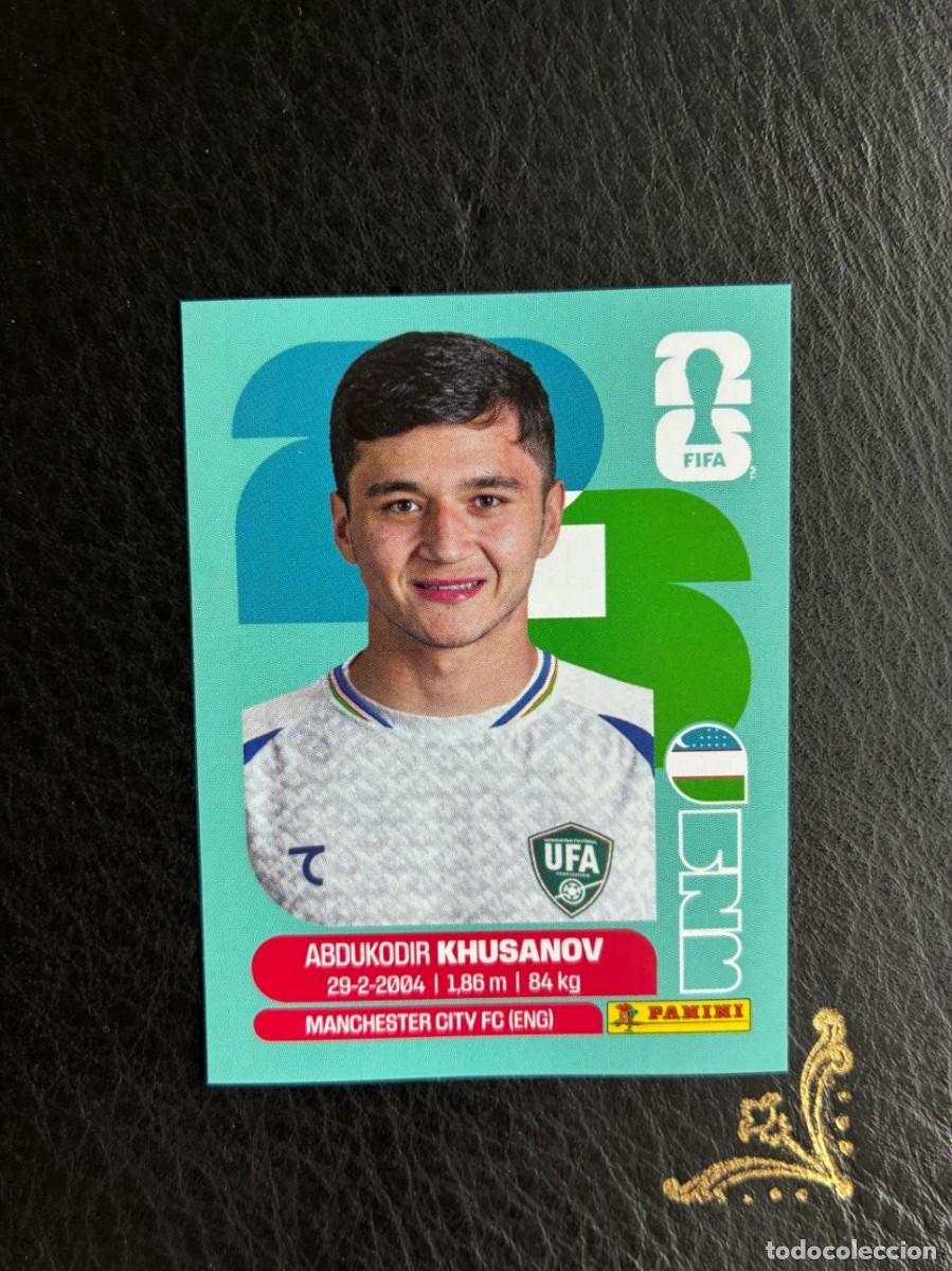 Cromos de f&uacute;tbol: UZB 9 ABDUKODIR KHUSANOV UZB9 UZBEKISTAN FIFA WORLD CUP MUNDIAL 2026 26 PANINI