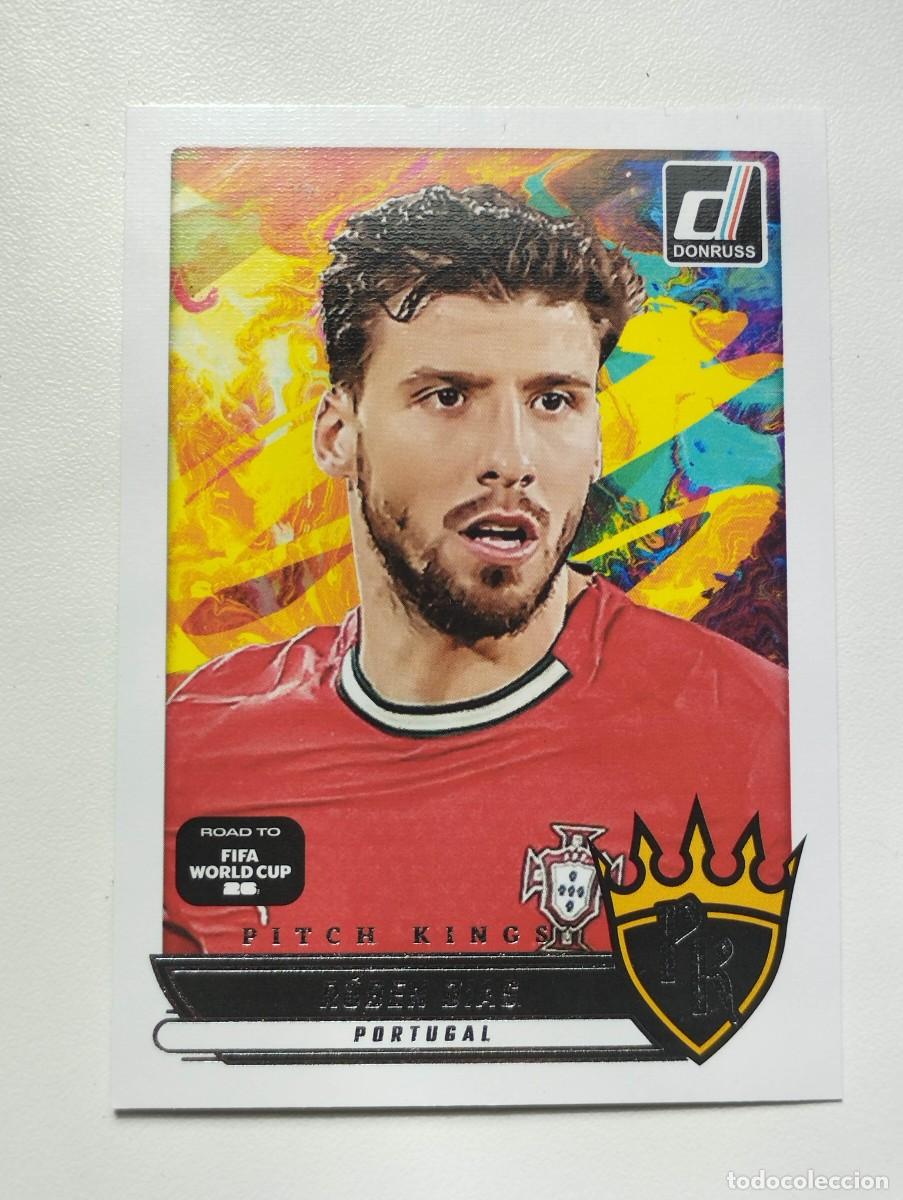 Cromos de f&uacute;tbol: CROMO CARD PANINI DONRUSS ROAD TO WORLD CUP 26 SOCCER 2026 RUBEN DIAS 10 PITCH KINGS PORTUGAL