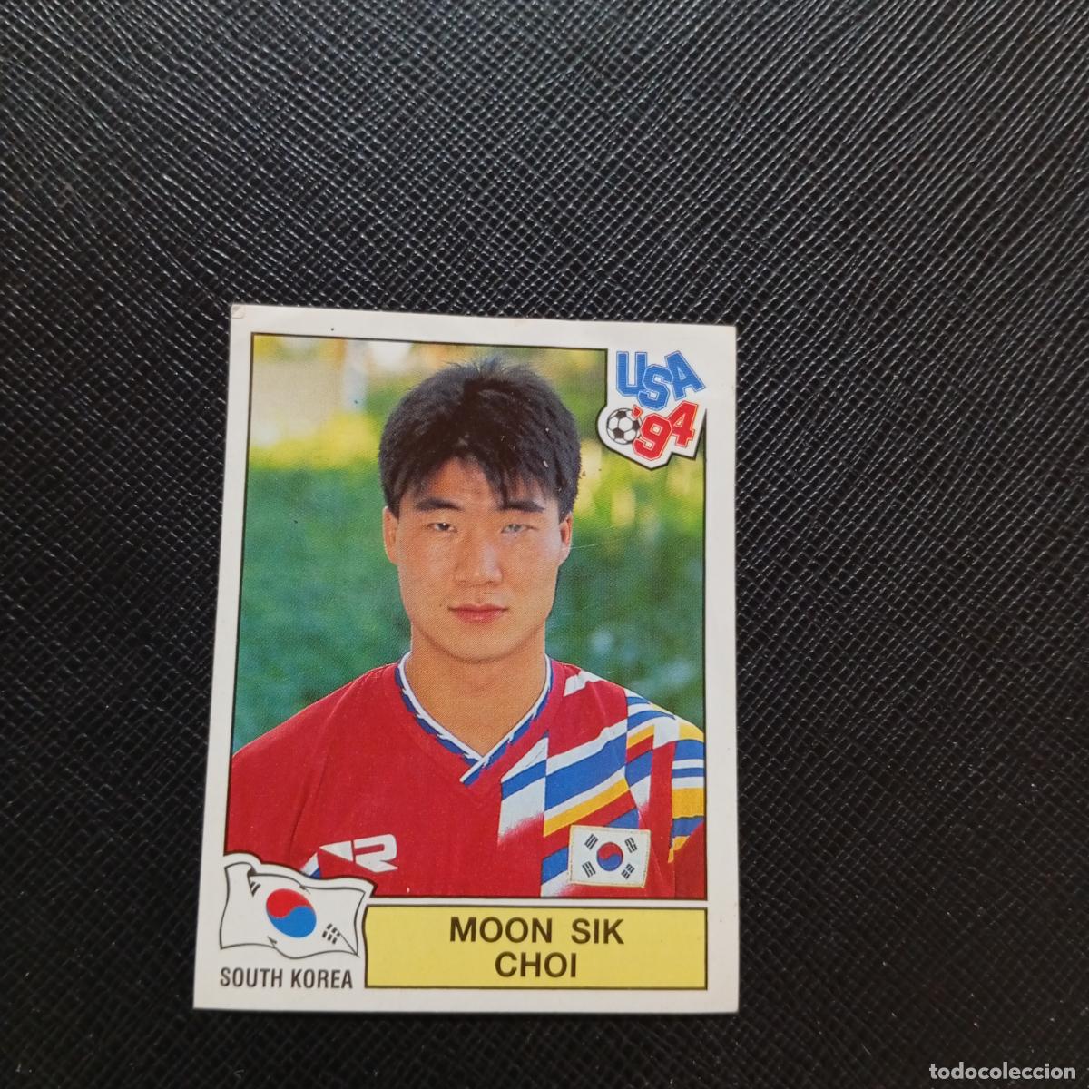 Cromos de f&uacute;tbol: 215 MOON SIK CHOI KOREA PANINI MUNDIAL USA 94 CROMO FUTBOL 1994 - SIN PEGAR - A57 PG262