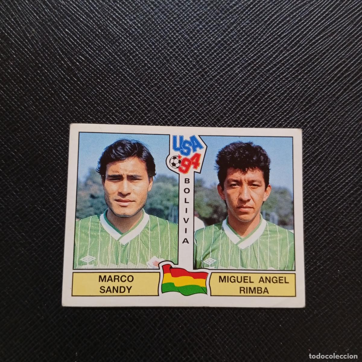 Football Stickers: 227 SANDY RIMBA BOLIVIA PANINI MUNDIAL USA 94 CROMO FUTBOL 1994 - SIN PEGAR - A57 PG280