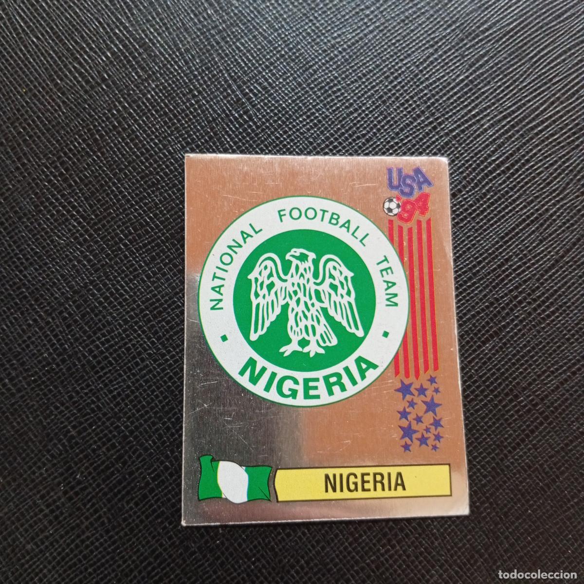 Football Stickers: 235 ESCUDO NIGERIA PANINI MUNDIAL USA 94 CROMO FUTBOL 1994 - SIN PEGAR - A57 PG280