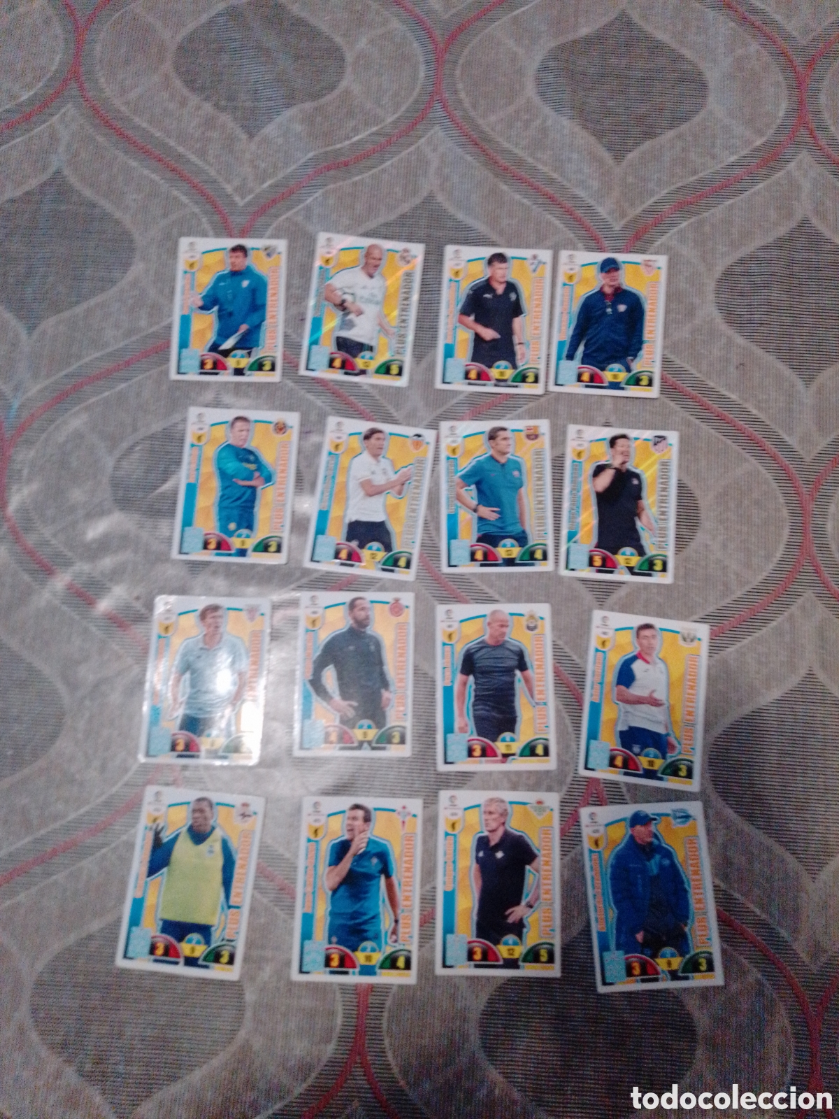 Cartes &agrave; collectionner de Football: Lote 16 cromos entrenadores 2017 18 adrenalyn xl Todos diferentes