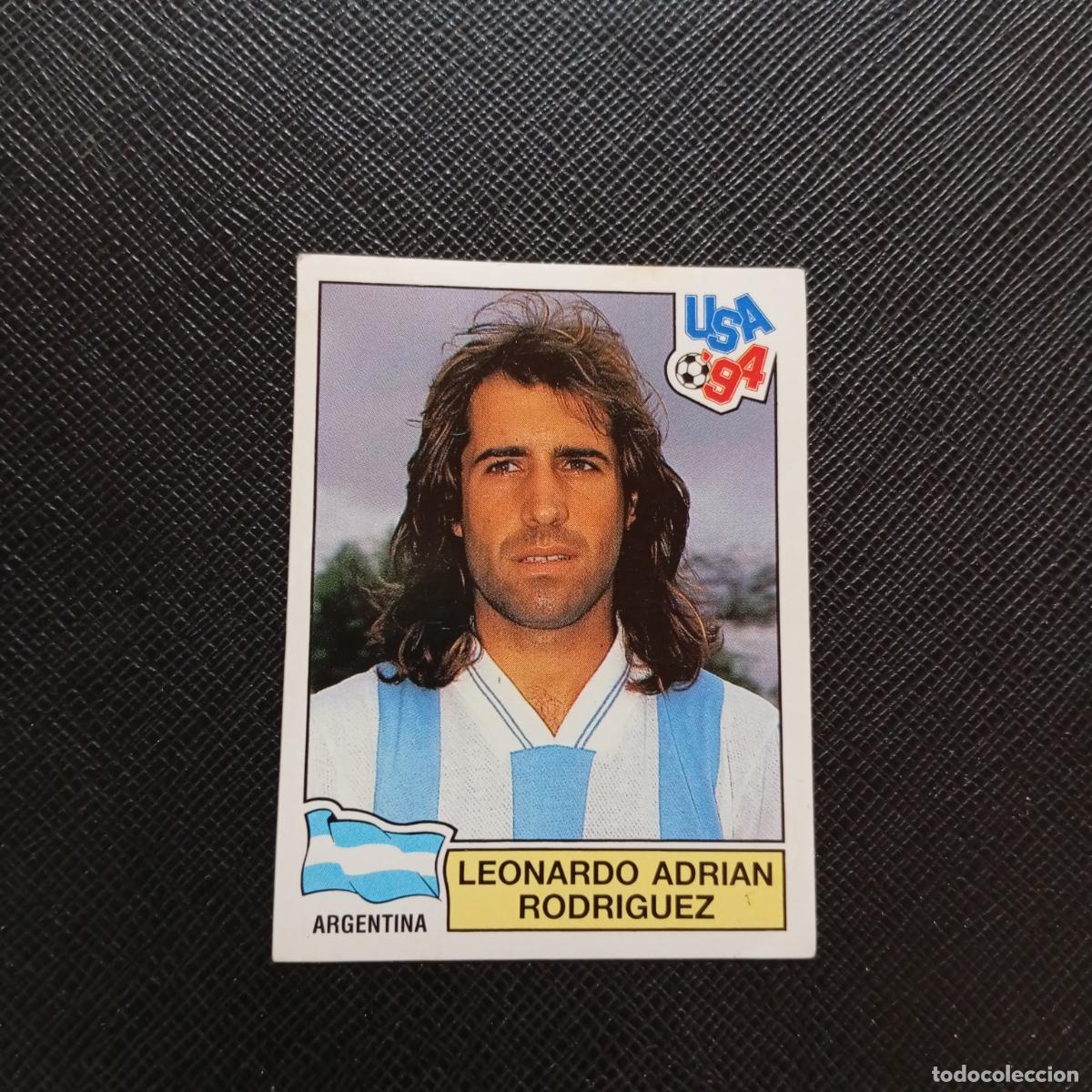 Cromos de Futebol: 255 LEONARDO RODRIGUEZ ARGENTINA PANINI MUNDIAL USA 94 CROMO FUTBOL 1994 - SIN PEGAR - A57 PG298