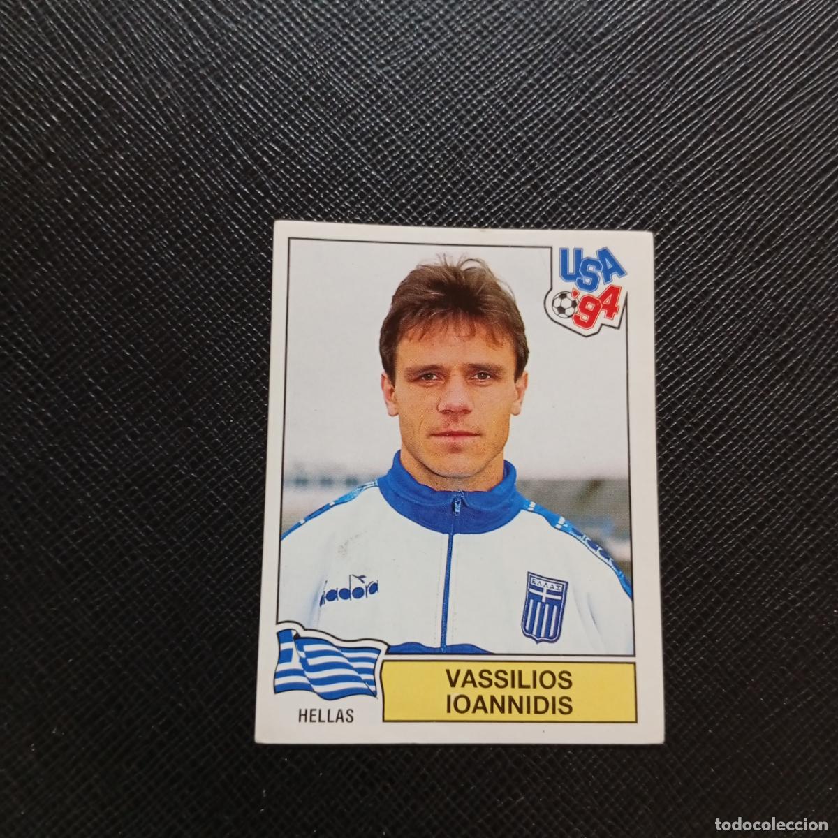 Cromos de f&uacute;tbol: 267 VASSILIOS IOANNIDIS GRECIA PANINI MUNDIAL USA 94 CROMO FUTBOL 1994 - SIN PEGAR - A57 PG316