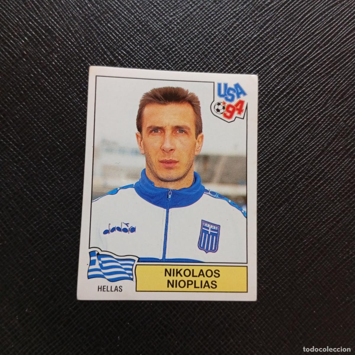 Cromos de f&uacute;tbol: 273 NIKOLAOS NIOPLIAS GRECIA PANINI MUNDIAL USA 94 CROMO FUTBOL 1994 - SIN PEGAR - A57 PG316