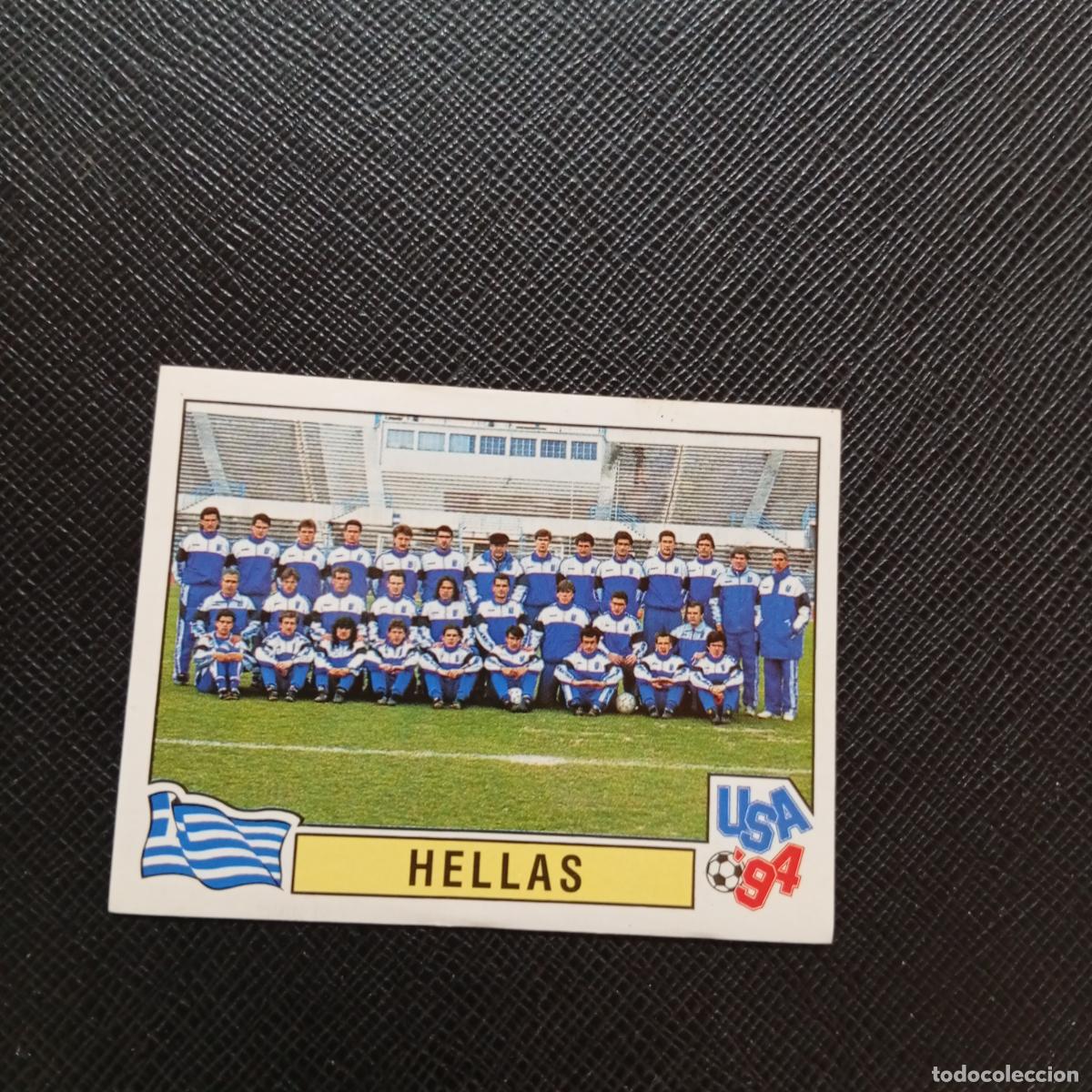 Cromos de f&uacute;tbol: 277 PLANTILLA GRECIA PANINI MUNDIAL USA 94 CROMO FUTBOL 1994 - SIN PEGAR - A57 PG316