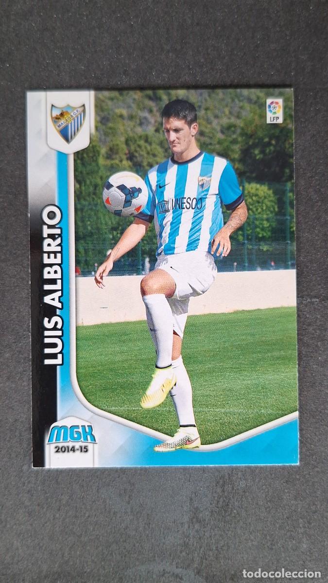 Cromos de f&uacute;tbol: L1 LUIS ALBERTO MALAGA C. F. NUEVO FICHAJE 444 PANINI MEGACRACKS 2014 2015 14 15