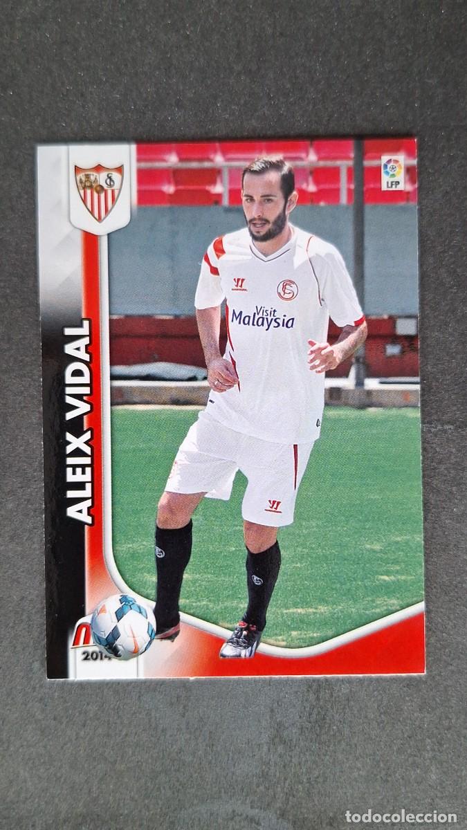 Cartes &agrave; collectionner de Football: L1 ALEIX VIDAL SEVILLA F. C. NUEVO FICHAJE 446 PANINI MEGACRACKS 2014 2015 14 15