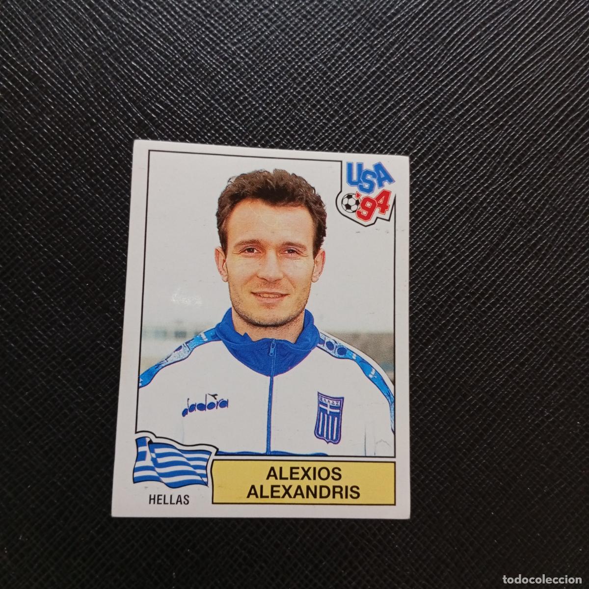 Cartes &agrave; collectionner de Football: 278 ALEXIOS ALEXANDRIS GRECIA PANINI MUNDIAL USA 94 CROMO FUTBOL 1994 - SIN PEGAR - A57 PG325