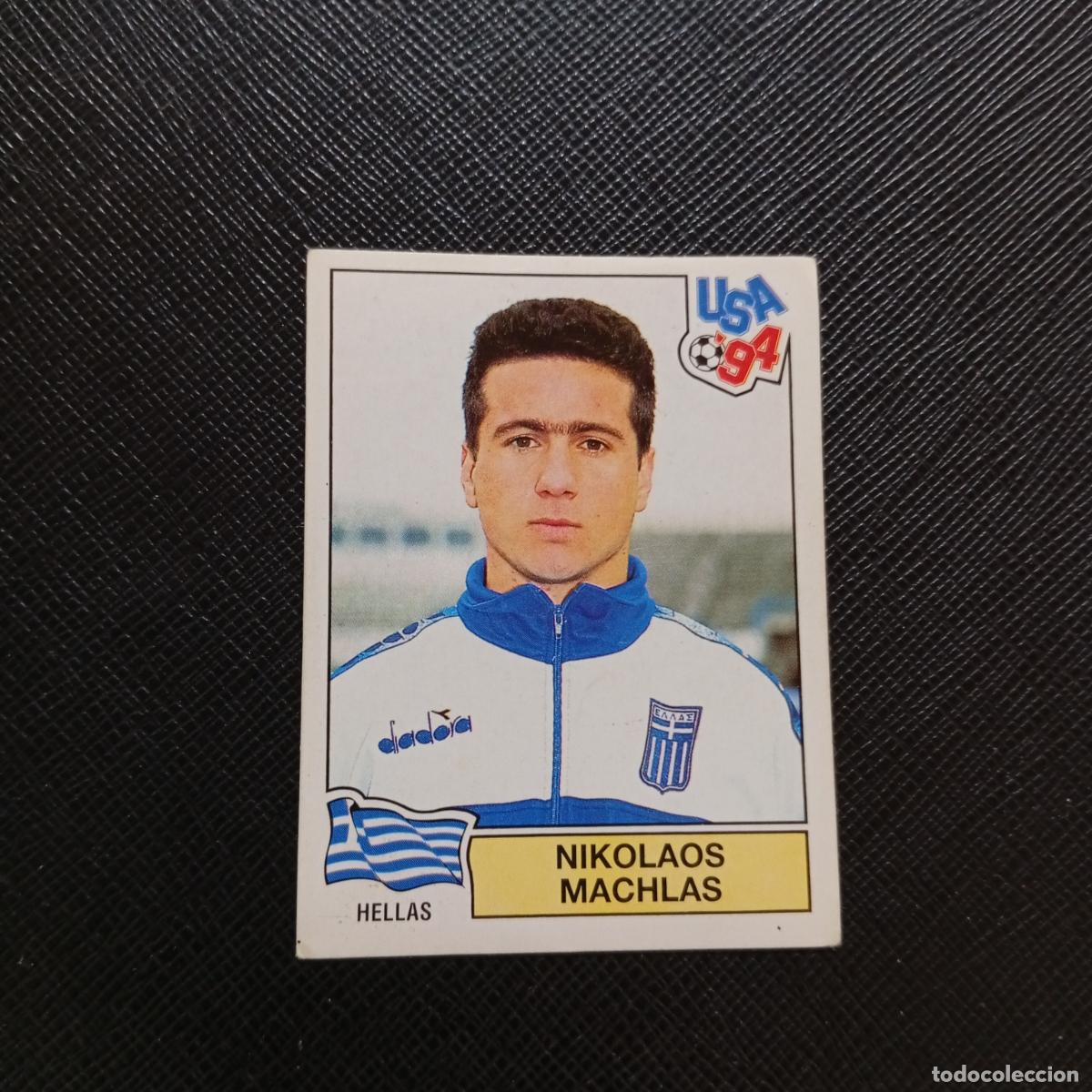 Cartes &agrave; collectionner de Football: 280 NIKOLAOS MACHLAS GRECIA PANINI MUNDIAL USA 94 CROMO FUTBOL 1994 - SIN PEGAR - A57 PG325