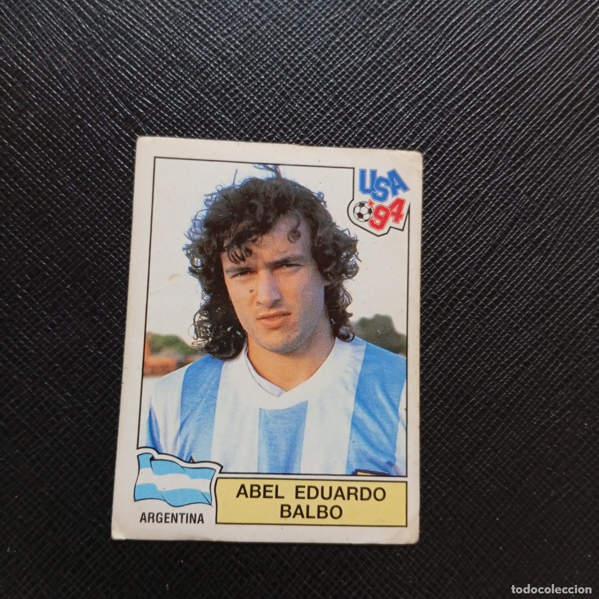 Cartes &agrave; collectionner de Football: 259 EDUARDO BALBO ARGENTINA PANINI MUNDIAL USA 94 CROMO FUTBOL 1994 - SIN PEGAR - A57 PG325