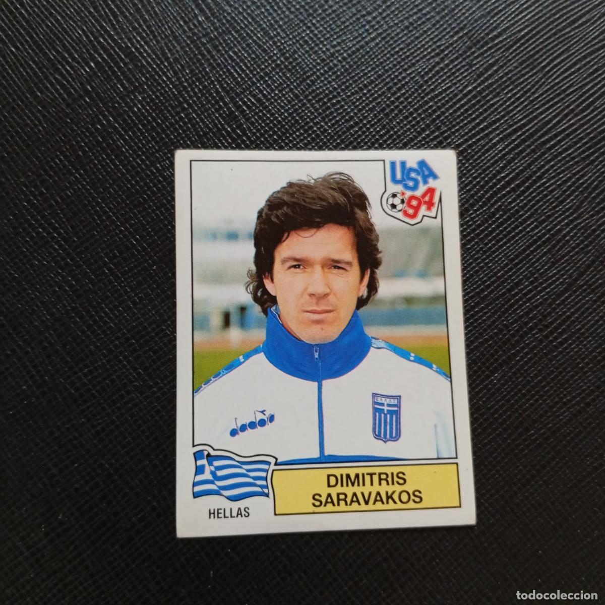 Cartes &agrave; collectionner de Football: 279 SARAVAKOS GRECIA PANINI MUNDIAL USA 94 CROMO FUTBOL 1994 - SIN PEGAR - A57 PG325