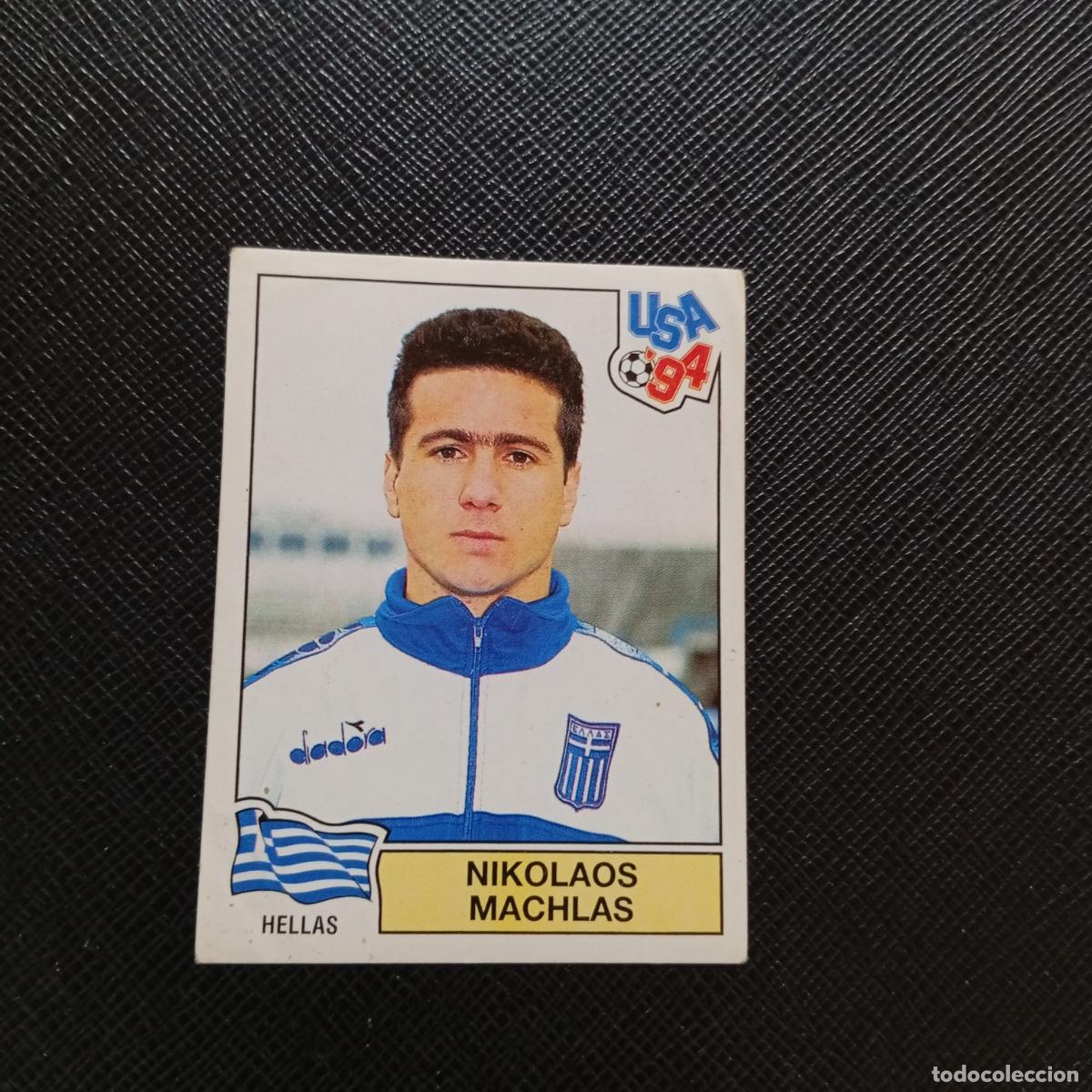 Cartes &agrave; collectionner de Football: 280 NIKOLAOS MACHLAS GRECIA PANINI MUNDIAL USA 94 CROMO FUTBOL 1994 - SIN PEGAR - A57 PG325