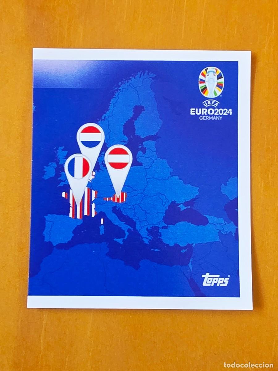 Football Stickers: GD 2 Group D Grupo, Topps UEFA Euro 2024, Eurocopa Germany 24 sticker