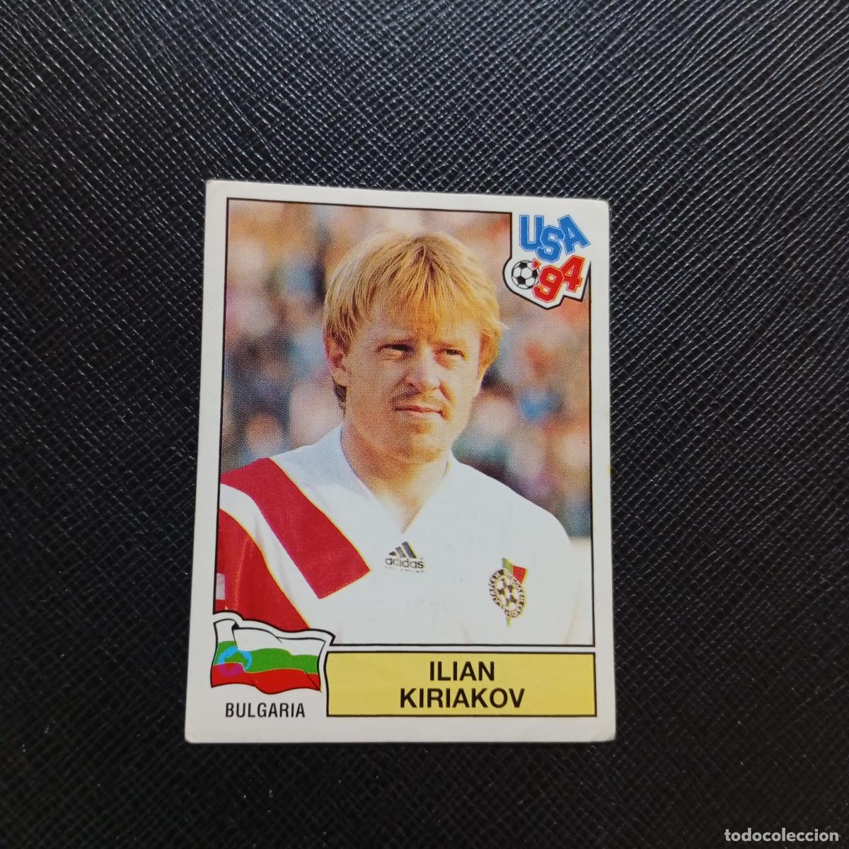 Football Stickers: 289 ILIAN KIRIAKOV BULGARIA PANINI MUNDIAL USA 94 CROMO FUTBOL 1994 - SIN PEGAR - A57 PG343