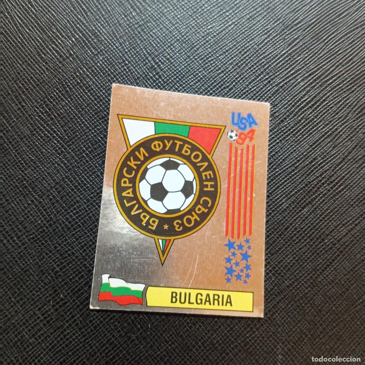 Football Stickers: 287 ESCUDO BULGARIA PANINI MUNDIAL USA 94 CROMO FUTBOL 1994 - SIN PEGAR - A57 PG352