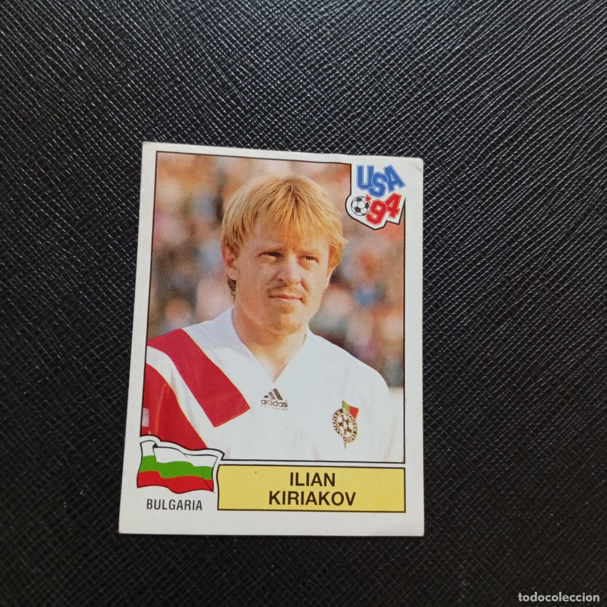 Football Stickers: 289 ILIAN KIRIAKOV BULGARIA PANINI MUNDIAL USA 94 CROMO FUTBOL 1994 - SIN PEGAR - A57 PG352