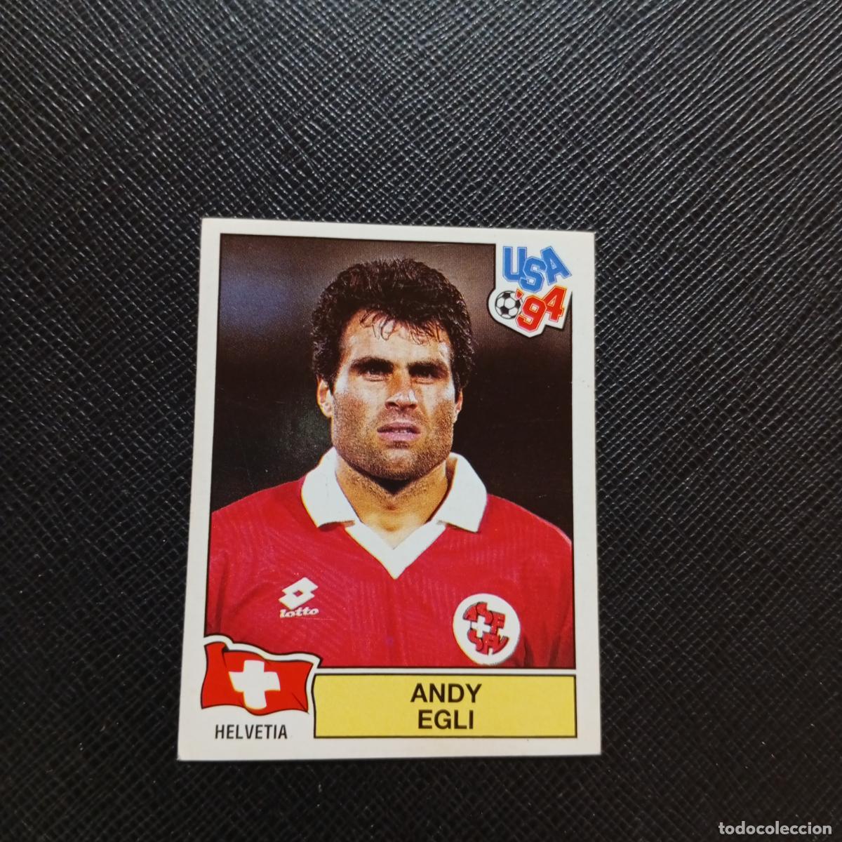Football Stickers: 41 ANDY EGLI SUIZA PANINI MUNDIAL USA 94 CROMO FUTBOL 1994 - SIN PEGAR - A57 PG361