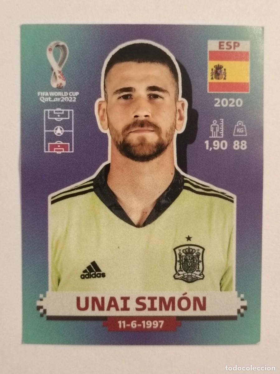 Cromos de Futebol: #ESP 3 UNAI SIMON (ESPA&Ntilde;A) MUNDIAL QATAR 2022 PANINI