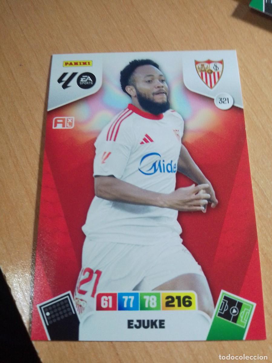 Cromos de Futebol: 321 EJUKE DEL SEVILLA 25 26 ADRENALYN XL 2025 2026