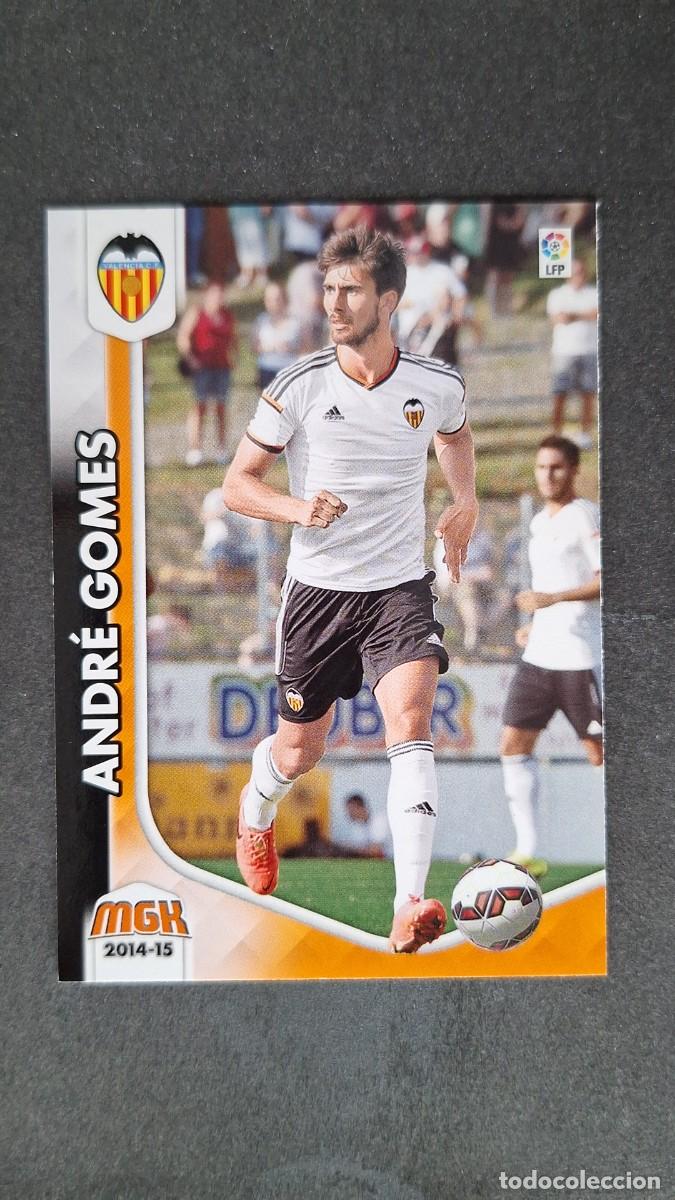 Cromos de f&uacute;tbol: L1 ANDRE GOMES VALENCIA C. F. NUEVO FICHAJE 465 PANINI MEGACRACKS 2014 2015 14 15