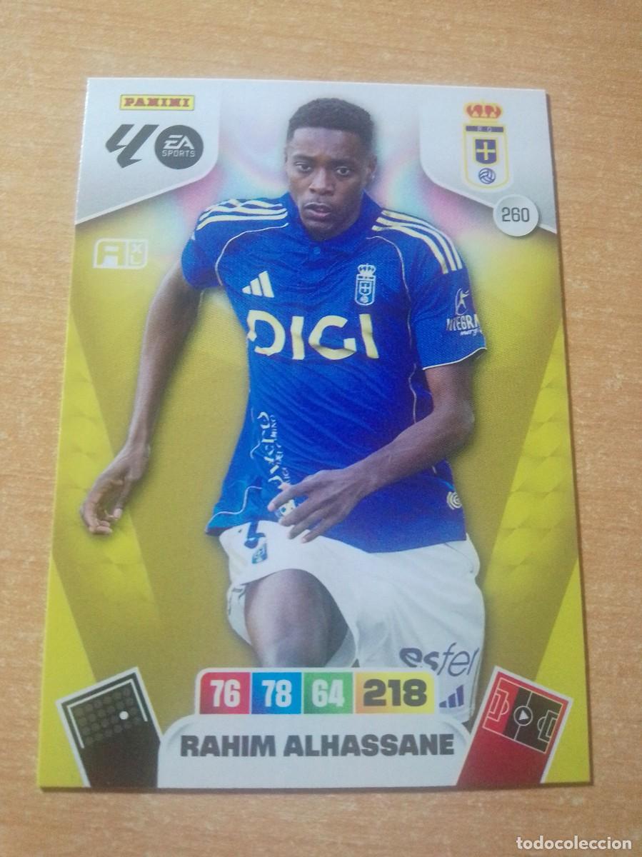 Cromos de f&uacute;tbol: 260 RAHIM ALHASSANE DEL OVIEDO 25 26 ADRENALYN XL 2025 2026