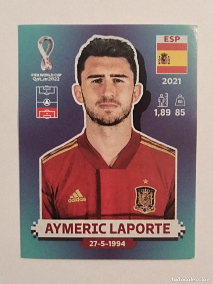 Cromos de f&uacute;tbol: #ESP 8 AYMERIC LAPORTE (ESPA&Ntilde;A) MUNDIAL QATAR 2022 PANINI