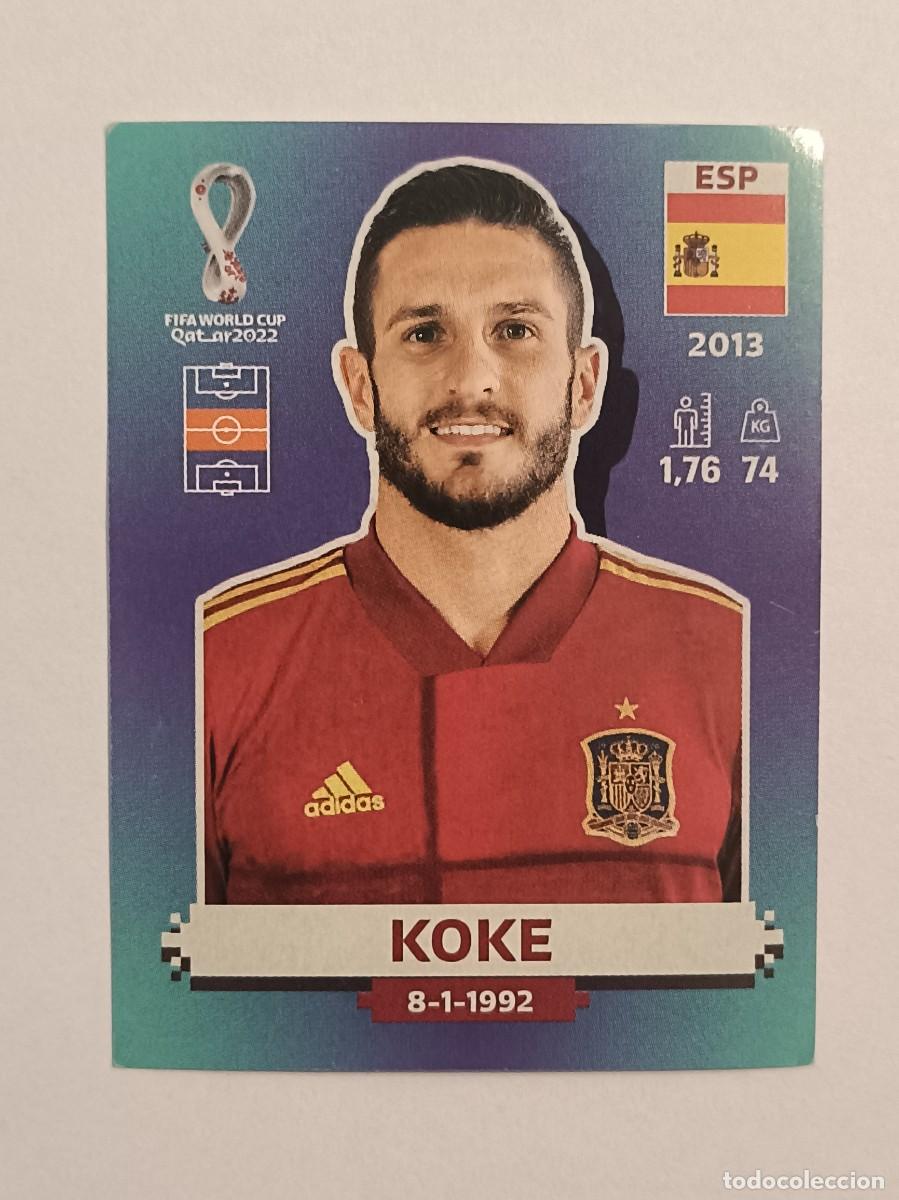 Cromos de f&uacute;tbol: #ESP 11 KOKE (ESPA&Ntilde;A) MUNDIAL QATAR 2022 PANINI