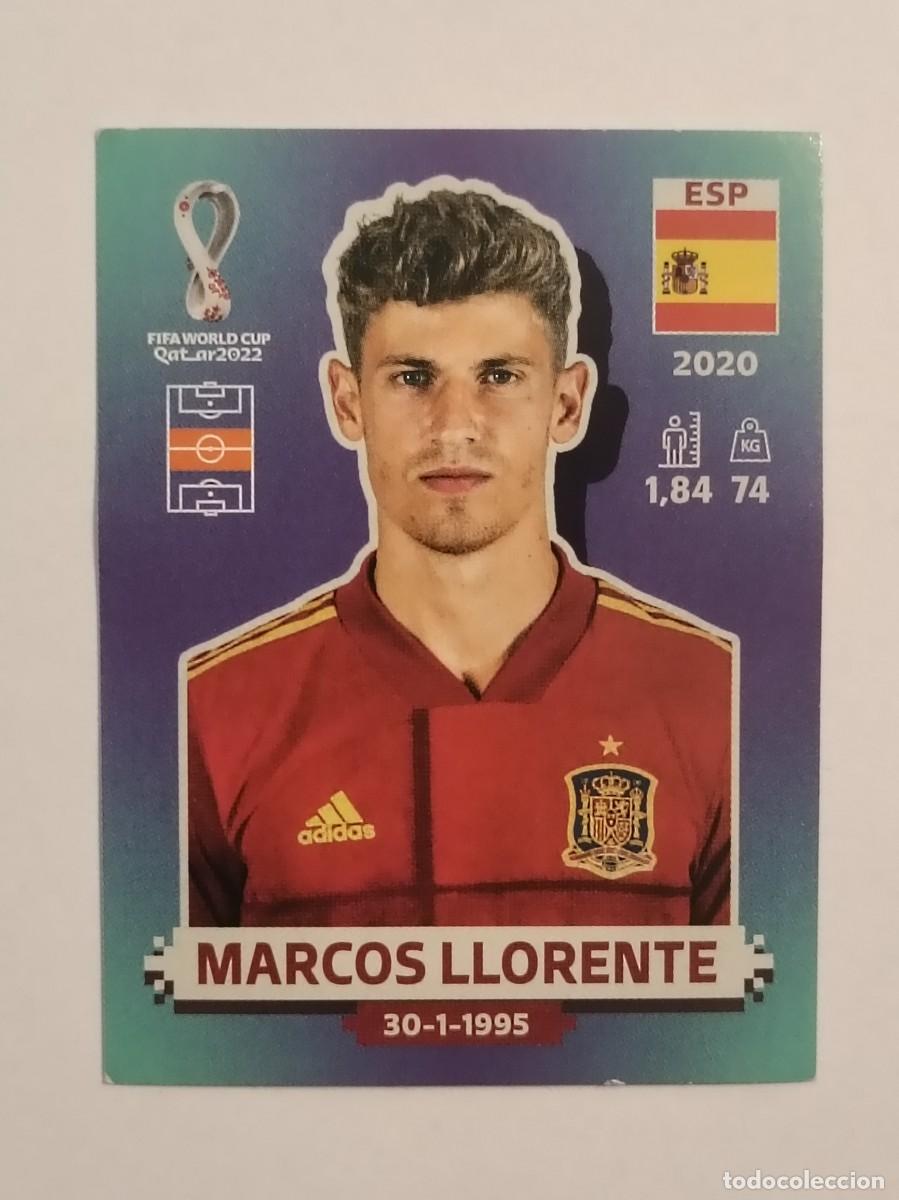 Cromos de f&uacute;tbol: #ESP 12 MARCOS LLORENTE (ESPA&Ntilde;A) MUNDIAL QATAR 2022 PANINI