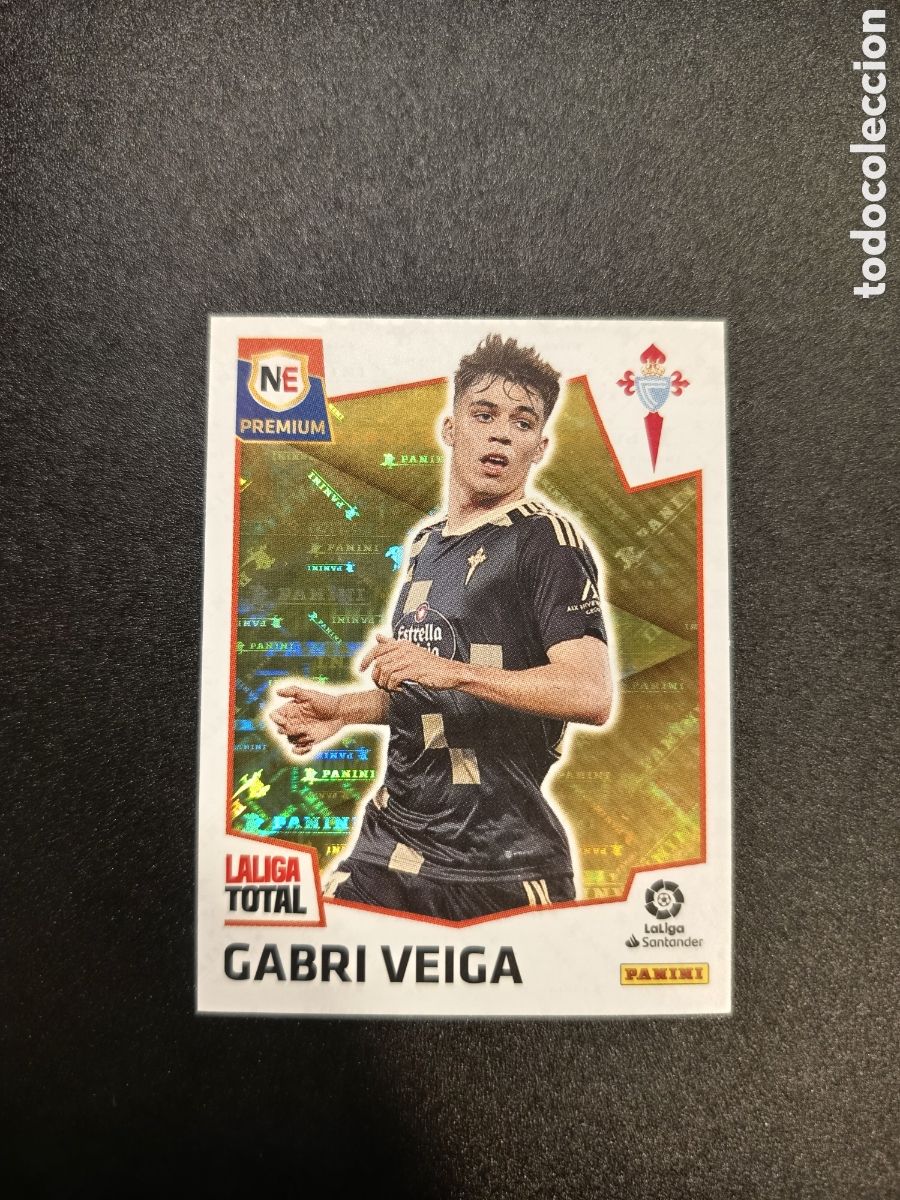 Cromos de f&uacute;tbol: 474 GABRI VEIGA NEW ERA PREMIUM CELTA LALIGA TOTAL PANINI 2022-23 2022 2023 (III)