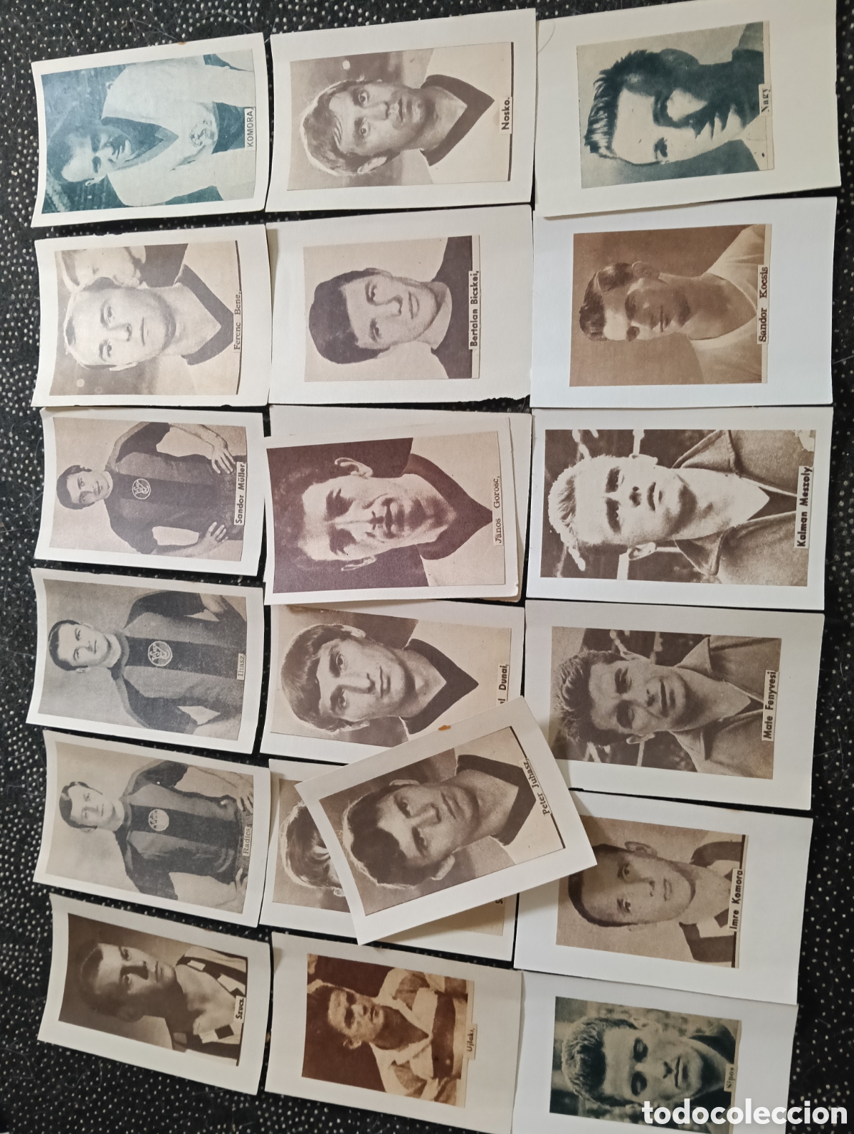 Cromos de f&uacute;tbol: Lote de 20 - Selecci&oacute;n de Hungria - Equipos variados de Futbol selecci&oacute;n de jugadores con nombres, t