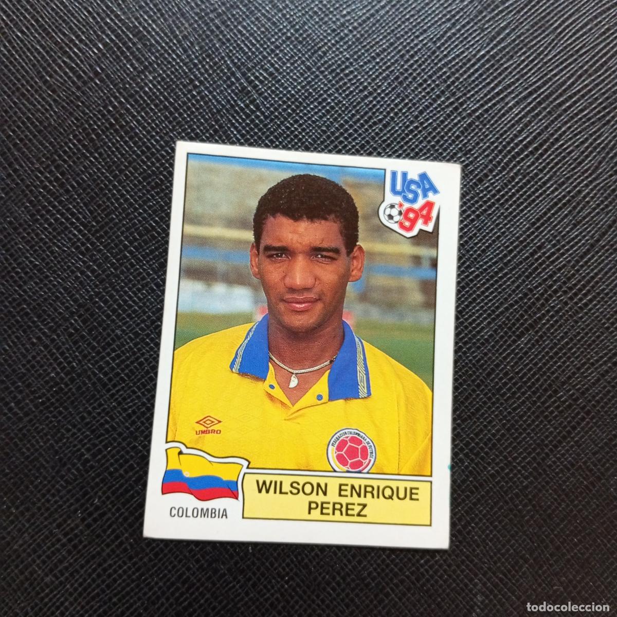 Cromos de f&uacute;tbol: 59 WILSON PEREZ COLOMBIA PANINI MUNDIAL USA 94 CROMO FUTBOL 1994 - SIN PEGAR - A57 PG361