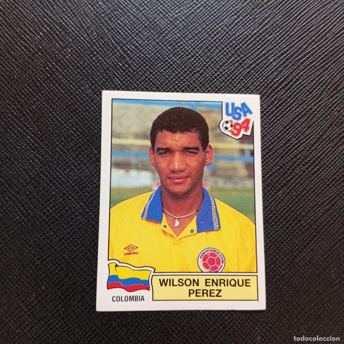 Cromos de f&uacute;tbol: 59 WILSON PEREZ COLOMBIA PANINI MUNDIAL USA 94 CROMO FUTBOL 1994 - SIN PEGAR - A57 PG361 B